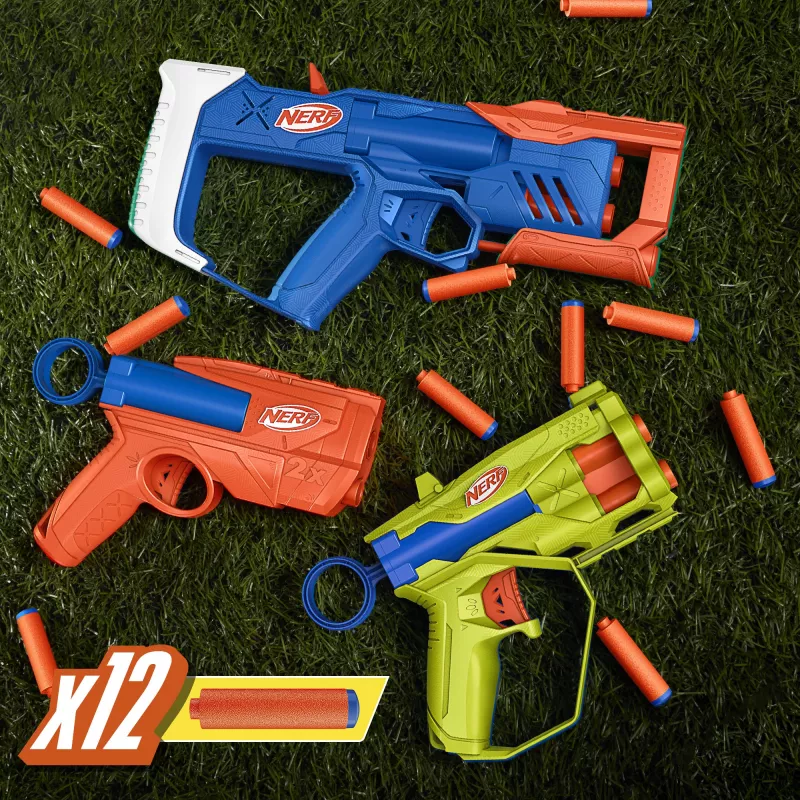 Nerf N Series Triple Action Pack, παιχνίδι blaster, 8 ετών