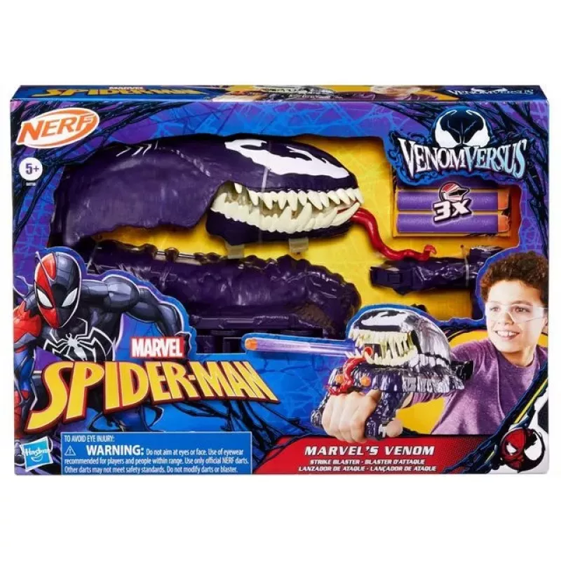 Παιχνίδι blaster γαντιού Hasbro Marvel Spider-Man Venom Strike Blaster μωβ