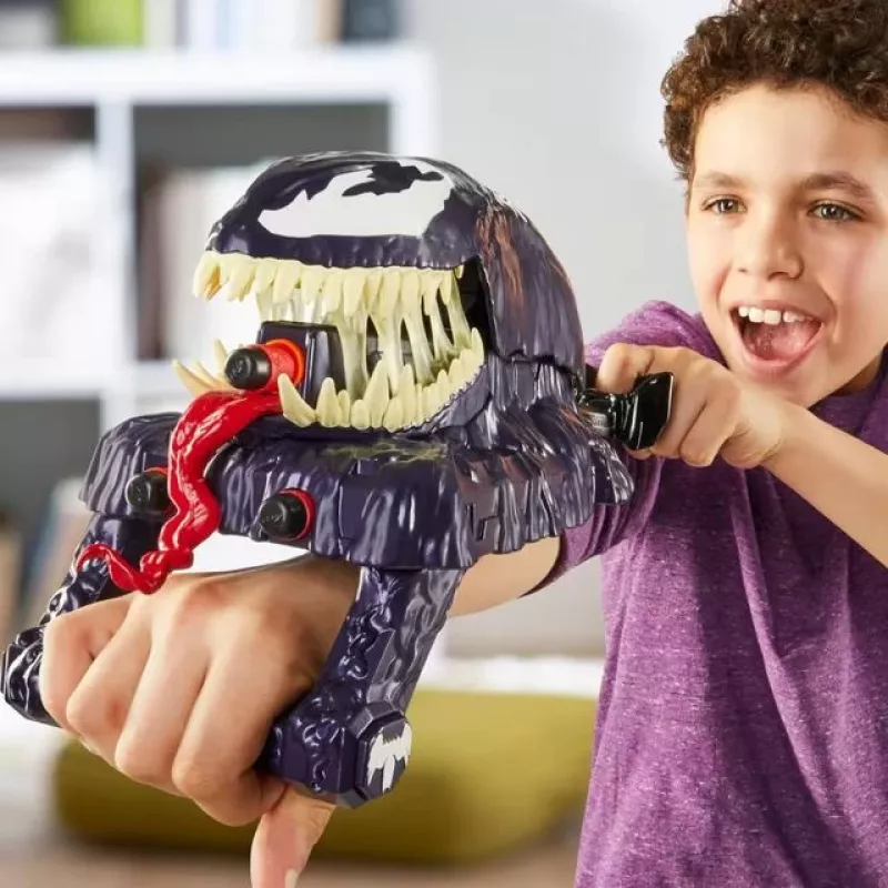 Παιχνίδι blaster γαντιού Hasbro Marvel Spider-Man Venom Strike Blaster μωβ