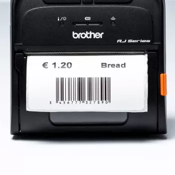 Brother - 76 x 44 mm 70 Ετικέτα(-ες) (1 ρολό(-ά) x 70 ρολό ετικετών (Συσκευασία με 24) - για RuggedJet RJ-3055WB (BDE1J044076040)