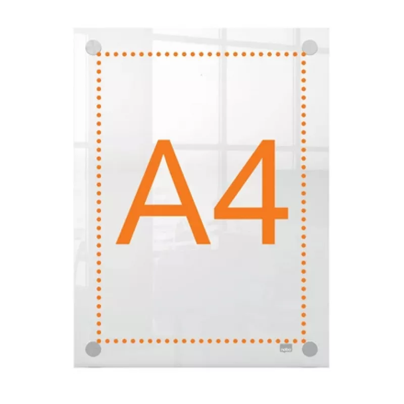 Nobo Premium Plus A4 διαφανές ακρυλικό πλαίσιο τοίχου για αφίσες