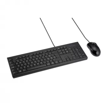 Kensington K75452CH, ενσύρματο, USB, μεμβράνης, QWERTZ, μαύρο, ποντίκι στη συσκευασία