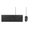 Kensington K75452CH, ενσύρματο, USB, μεμβράνης, QWERTZ, μαύρο, ποντίκι στη συσκευασία
