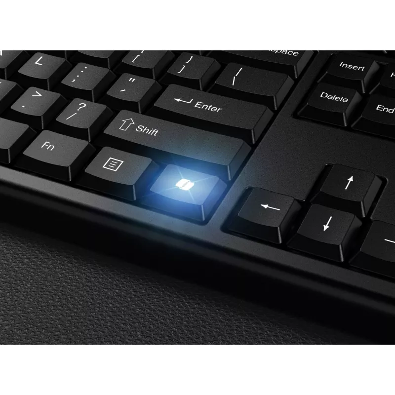 Kensington K75560BE, ασύρματο, RF Wireless + Bluetooth, μεμβράνης, AZERTY, μαύρο, ποντίκι στη συσκευασία
