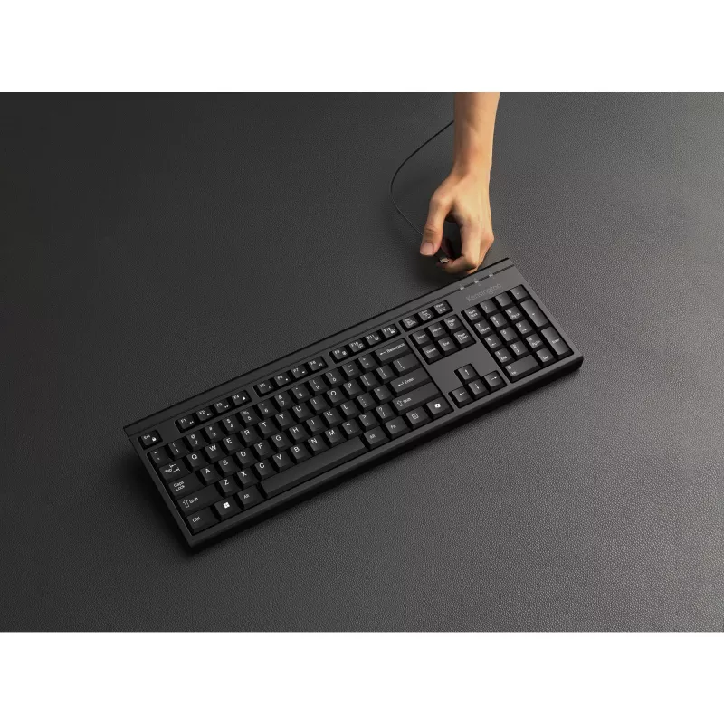 Kensington K75560BE, ασύρματο, RF Wireless + Bluetooth, μεμβράνης, AZERTY, μαύρο, ποντίκι στη συσκευασία