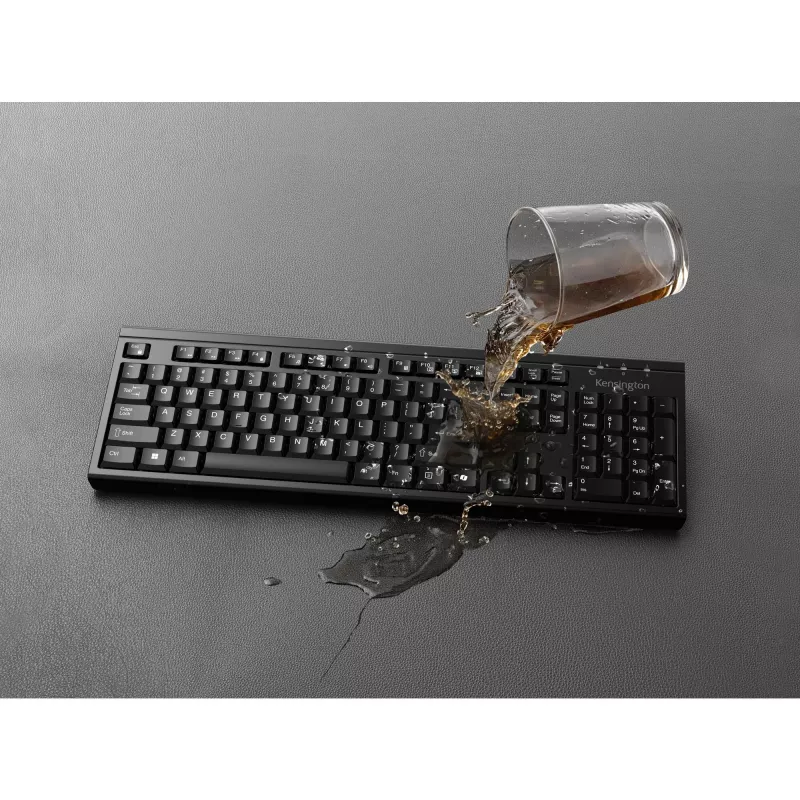 Kensington K75560BE, ασύρματο, RF Wireless + Bluetooth, μεμβράνης, AZERTY, μαύρο, ποντίκι στη συσκευασία