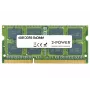2-Power 4GB DDR3 1066MHz SoDIMM μνήμη, 4 GB, 1 x 4 GB, DDR3, 1066 MHz, 204 ακίδων SO-DIMM, πράσινο