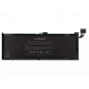 2-Power 7,4 V 11200 mAh Li-Polymer μπαταρία φορητού υπολογιστή, μπαταρία, Apple MacBook Pro 17 inch A1297 (Μέσα 2009 EMC2272/EMC2329, Μέσα 2010 EMC2352)