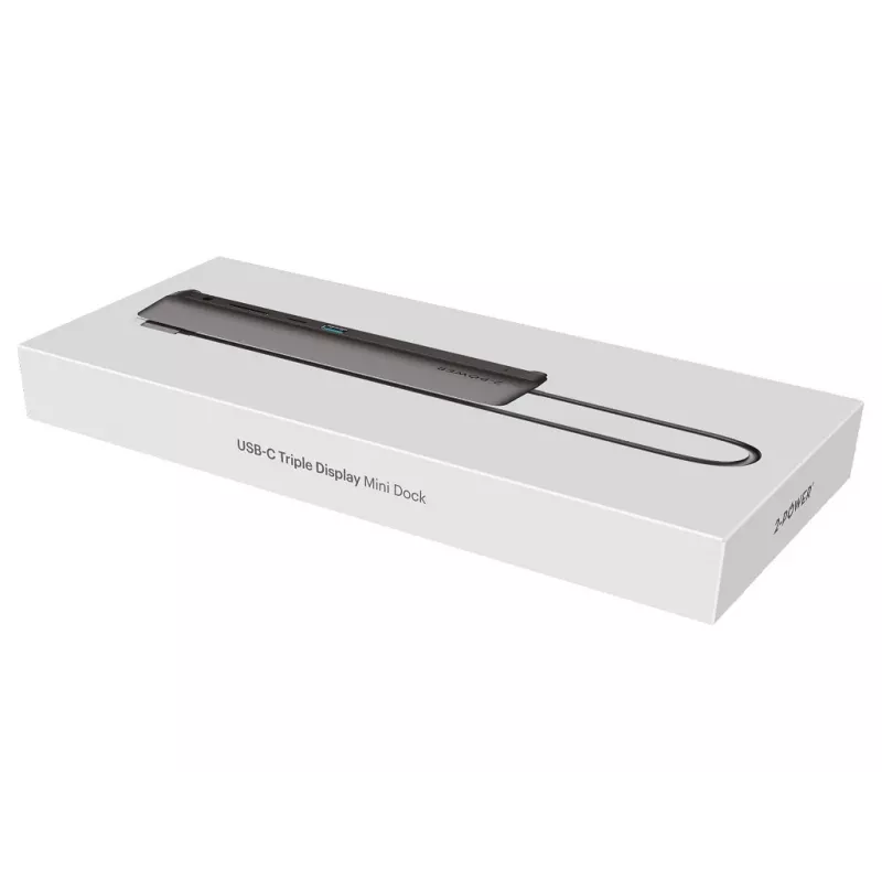 2-Power DOC0118A σταθμός σύνδεσης/port replicator laptop μαύρο
