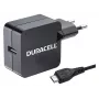 Duracell Φορτιστής τηλεφώνου/tablet 2.4A, εσωτερικός χώρος, AC, 5 V, 2,4 A, μαύρο