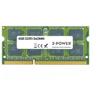 2-Power Μνήμη SoDIMM 4GB DDR3 1333MHz, 4 GB, 1 x 4 GB, DDR3, 1333 MHz, 204-Pin SO-DIMM, πράσινο