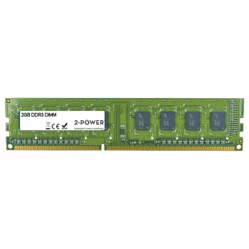 2-Power Μνήμη DIMM 2GB MultiSpeed 1066/1333/1600 MHz, 2 GB, 1 x 2 GB, DDR3, 1600 MHz, 240-polig DIMM, πράσινο