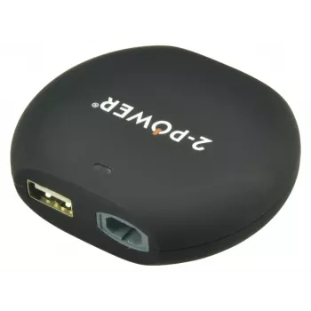 2-Power φορτιστής αυτοκινήτου 12V 15-20V 90W + 2,1A USB, 15 V, μαύρο, 54 mm, 67 mm, 18 mm, 194 g