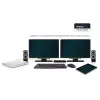 2-Power USB 3.0 Dual Display Docking Station, Docking, 3,5 mm, USB Type-A, USB Type-B, 10,100,1000 Mbit/s, μαύρο, 5 Gbit/s