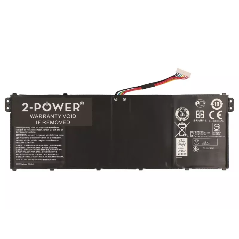 2-Power 15,2 V 3220 mAh Li-Polymer μπαταρία φορητού υπολογιστή, μπαταρία
