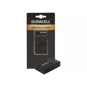 Duracell φορτιστής ψηφιακής φωτογραφικής μηχανής, USB, φορτιστής εσωτερικού χώρου, Panasonic CGA-S005, S007, S008, μαύρο, 5 V, 5 V