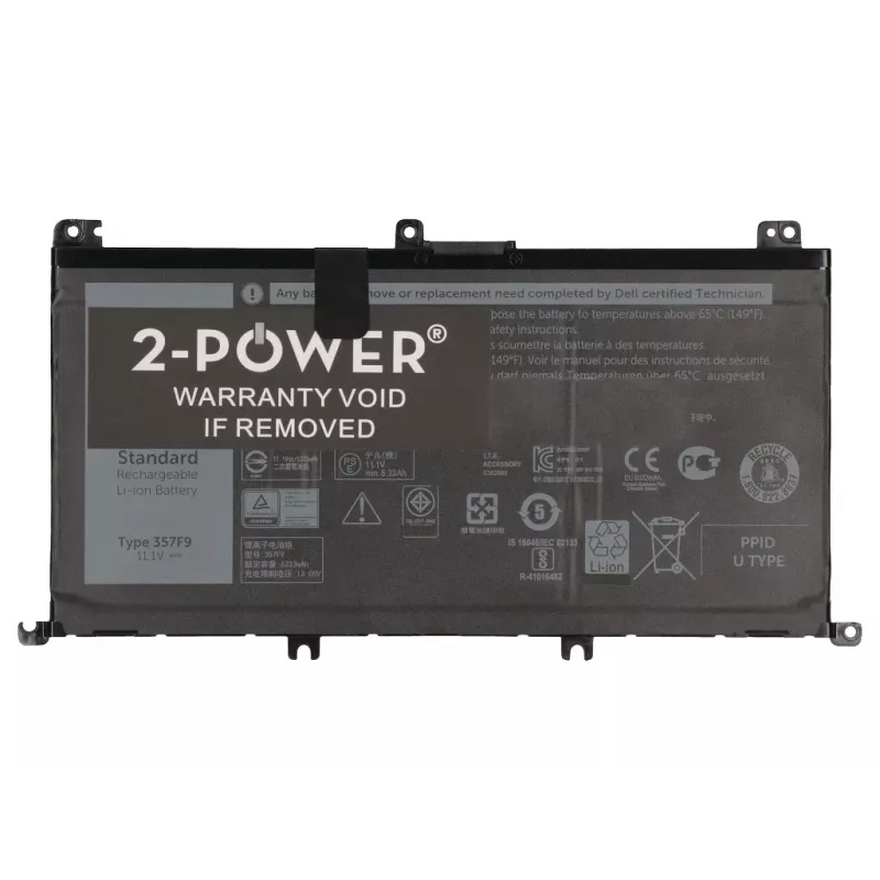 2-Power 11,1 V 74 Wh Li-Polymer μπαταρία φορητού υπολογιστή, μπαταρία