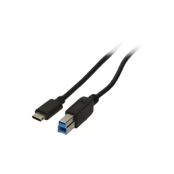 2-Power CAB5014A καλώδιο USB 1 m USB-C USB-B μαύρο