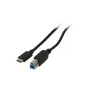 2-Power CAB5014A καλώδιο USB 1 m USB-C USB-B μαύρο