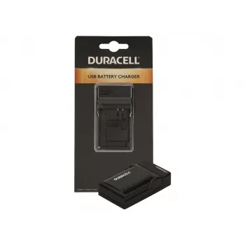 Duracell φορτιστής ψηφιακής φωτογραφικής μηχανής, USB, φορτιστής εσωτερικής μπαταρίας, Panasonic DMW-BLF19, μαύρο, 5 V, 5 V