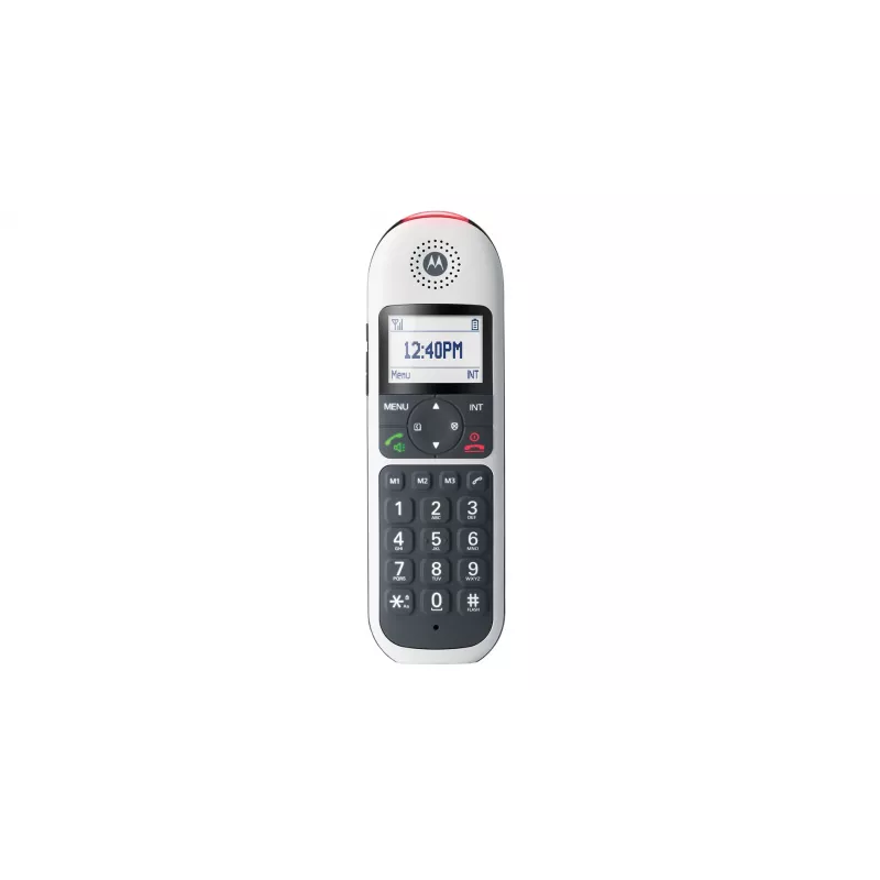 Motorola CD5011 Ασύρματο τηλέφωνο DECT με τηλεφωνητή, Λευκό
