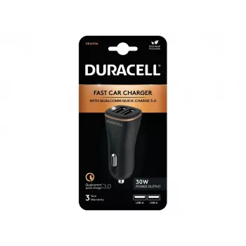 Duracell DR6010A Φορτιστής για φορητές συσκευές Μαύρο