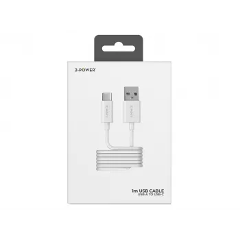 2-Power 2PUC1M01W Φορτιστής για φορητές συσκευές Λευκό