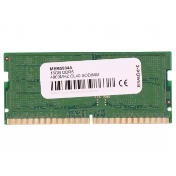 2-Power MEM5904A Μονάδα μνήμης 16 GB 1 x 16 GB DDR5 262-Pin SO-DIMM