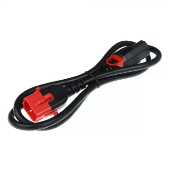 ACT Καλώδιο τροφοδοσίας C13 IEC Lock+ - C14 IEC Lock Dual Locking μαύρο 0,5 m, PC3600