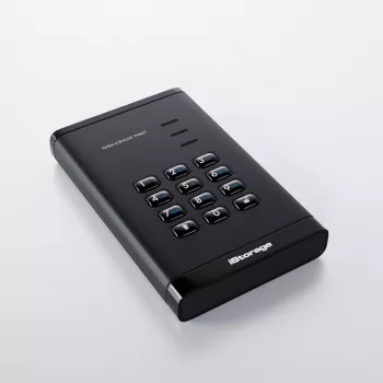 iStorage diskAshur PRO³ HDD 5 TB | Ασφαλής φορητός δίσκος | Συμμόρφωση FIPS 140-3 Level 3 | Κρυπτογράφηση υλικού AES-XTS 256-bit | Προστασία με PIN | Ανεξάρτητο λειτουργικού και πλατφόρμας | Συμμόρφωση GDPR, TAA | Προστασία από επιθέσεις brute-force | Ανθεκτικό σε σκόνη/νερό