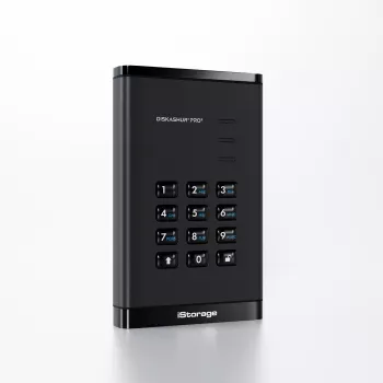 iStorage diskAshur PRO³ SSD 512 GB | Ασφαλής φορητός solid-state δίσκος | Συμμόρφωση FIPS 140-3 Level 3 | Κρυπτογράφηση υλικού AES-XTS 256-bit | Προστασία με PIN | Ανεξάρτητο λειτουργικού και πλατφόρμας | Συμμόρφωση GDPR, TAA | Προστασία από επιθέσεις brute-force | Ανθεκτικό σε σκόνη και νερό