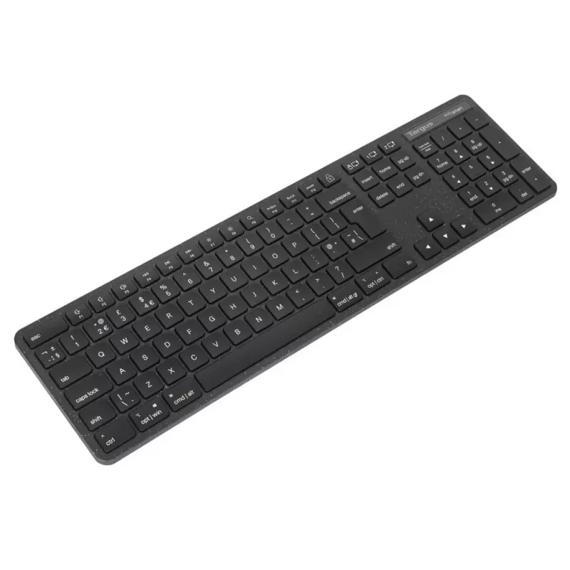 Targus EcoSmart AKB873FR πληκτρολόγιο Universal RF Wireless + Bluetooth AZERTY Γαλλικό μαύρο
