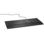 DELL ενσύρματο πληκτρολόγιο - KB216 - βελγικό (AZERTY) - μαύρο, Full-Size (100%), ενσύρματο, USB, μεμβράνης, AZERTY, μαύρο