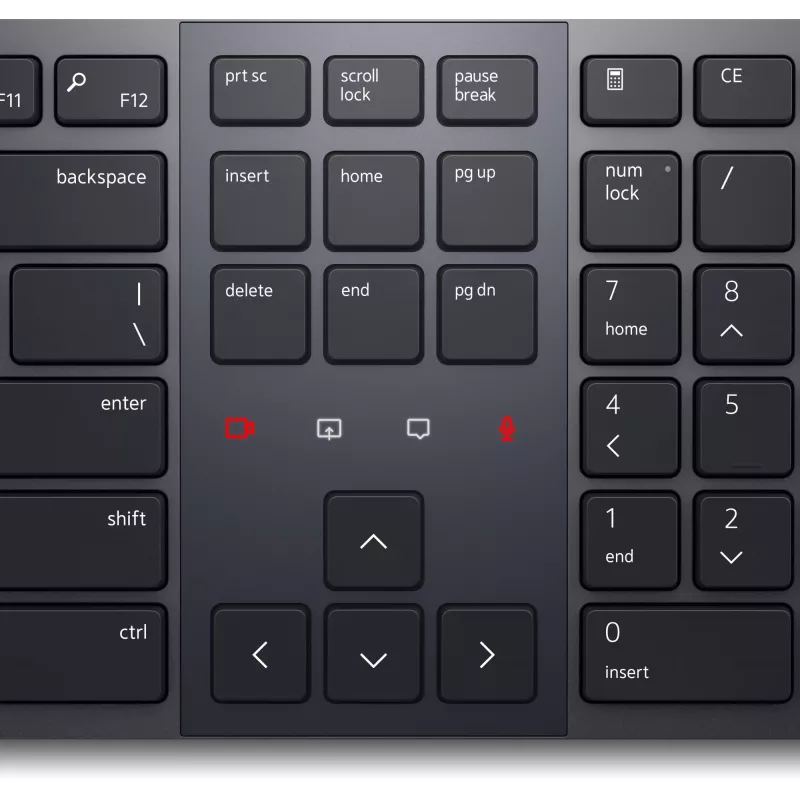 DELL Pro Premium Collaboration πληκτρολόγιο - KB900 - Βελγικό (AZERTY)