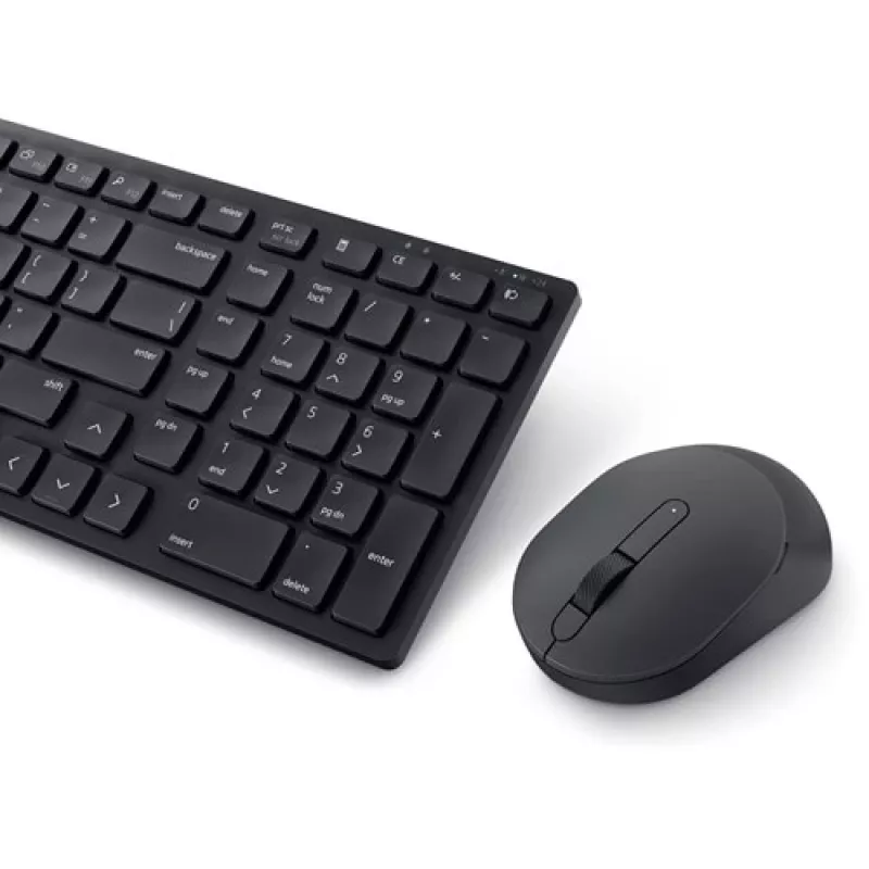 DELL Pro Compact Silent πληκτρολόγιο και ποντίκι - KM555 - Pan-Nordic (QWERTY)