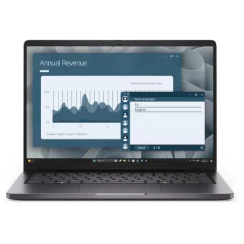 DELL Pro 14 PC14255 AMD Ryzen™ 5 PRO PRO 230 Laptop 35,6 cm (14 inch) Full HD+ 16 GB DDR5-SDRAM 512 GB SSD Wi-Fi 6E (802.11ax) Windows 11 Pro γερμανικά μαύρο