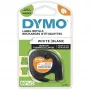 DYMO LetraTag Σιδερώσιμες ετικέτες υφάσματος | Original | 12 mm x 2 m ρολό | Μαύρη εκτύπωση σε λευκό | Σιδερώσιμες ετικέτες ρούχων ιδανικές για στολές/παιδικά ρούχα | για εκτυπωτές LetraTag