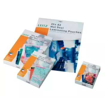 Leitz iLAM Premium γυαλιστερές μεμβράνες πλαστικοποίησης A4, 125 μικρόν, συσκευασία 25 τεμ.