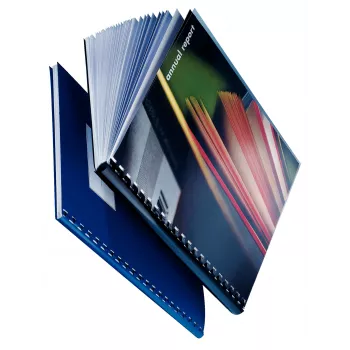 Leitz Ράχες πλαστικές 6 mm comBIND, Μαύρο, 25 φύλλα, Πλαστικό, A4, 6 mm, 6 mm