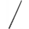 Leitz Ράχες πλαστικές 8 mm comBIND, Μαύρο, 45 φύλλα, PVC, A4, 8 mm, 8 mm