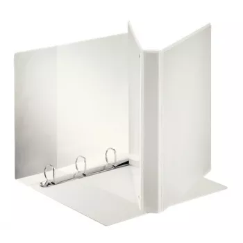 Esselte Panorama Ντοσιέ FSC® A4+ 4DR/25 mm, A4 Maxi, D-Ring, Παρουσίαση, Πλαστικό, Λευκό, 250 φύλλα