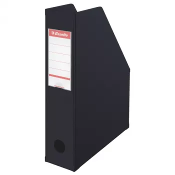 Esselte Θήκη περιοδικών Vivida A4/70 mm, Μαύρο, Πολυβινυλοχλωρίδιο (PVC), A4, 270 g