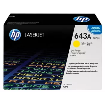 HP 643A τόνερ γνήσιο κίτρινο