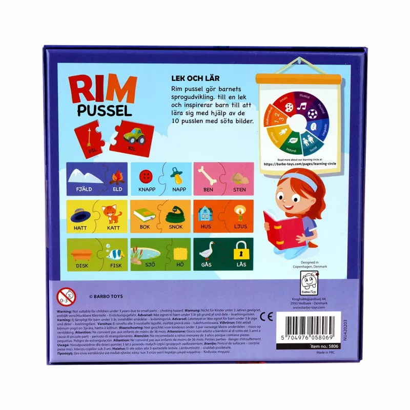Barbo Toys παζλ εκπαιδευτικό επιτραπέζιο παιχνίδι