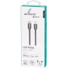 eSTUFF ES602160 Καλώδιο Lightning 1 m Ανοξείδωτο ατσάλι