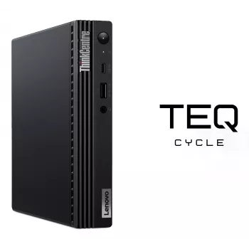 Teqcycle Lenovo Thinkcentre M70Q Intel® Core™ i5 i5-10400T 16 GB DDR4-SDRAM 256 GB SSD Windows 11 Pro Mini-PC μαύρο