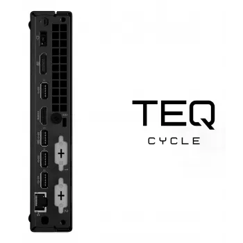 Teqcycle Lenovo Thinkcentre M70Q Intel® Core™ i5 i5-10400T 16 GB DDR4-SDRAM 256 GB SSD Windows 11 Pro Mini-PC μαύρο