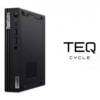 Teqcycle Lenovo ThinkCentre M80q Intel® Core™ i5 i5-10500T 16 GB DDR4-SDRAM 256 GB SSD Windows 11 Pro Mini-PC μαύρο