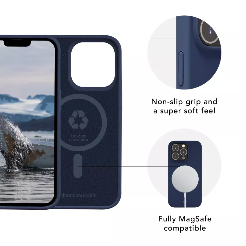 Θήκη κινητού dbramante1928 Monaco για iPhone 13 Pro Max – Pacific Blue, συμβατή με 6,7 ίντσες