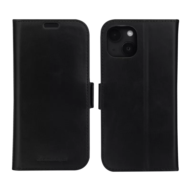 Θήκη folio dbramante1928 Copenhagen για iPhone 15 Plus – μαύρο, 3 θήκες καρτών